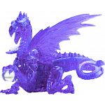 3D Crystal Puzzle Deluxe - Dragon (Purple) image