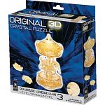 3D Crystal Puzzle Deluxe - Carousel (Gold)