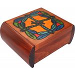 Dragonfly Secret Box - Brown