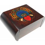 Claddagh Secret Box - Brown