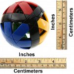 12-Axis Puzzle Ball V1 - 4 color with black edge