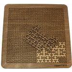 Wooden Fractal Tray Puzzle - Hilbert Curve