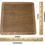 Wooden Fractal Tray Puzzle - Hilbert Curve