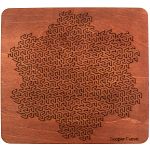 Wooden Fractal Tray Puzzle - Gosper Curve