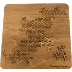 Wooden Fractal Tray Puzzle - Terdragon Curve