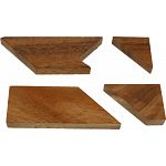 Letter T in Wood Box