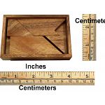 Letter T in Wood Box
