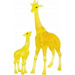 3D Crystal Puzzle - Giraffe & Baby image