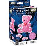 3D Crystal Puzzle - Teddy Bear (Pink)