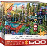 Totem Dreams - Large Piece Jigsaw Puzzle