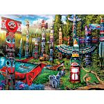 Totem Dreams - Large Piece Jigsaw Puzzle