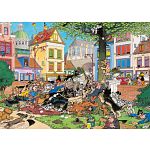Jan van Haasteren Comic Puzzle - Get That Cat! (1000 Piece)