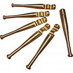 Heavy Hitter: Brass Baseball Bat Puzzle Sculpture