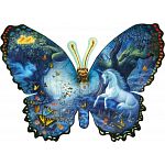 Fantasy Butterfly - Shaped Jigsaw Puzzle