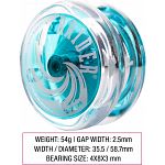 Raider (Teal) - Responsive Pro Level Ball Bearing Yo-Yo