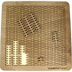 Wooden Fractal Tray Puzzle - Wunderlich Curve 1