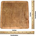 Wooden Fractal Tray Puzzle - Wunderlich Curve 3