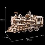 ROKR Wooden Mechanical Gears Model  - Locomotive