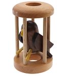 Brown Eagle in a Cage
