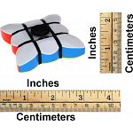Fidget Spinner & 3x3x1 Super Floppy Cube - Black Body
