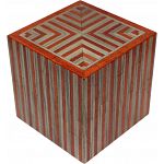 Silver City Luxe Kit - Wooden DIY Puzzle Box (Gray/Red)