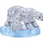 3D Crystal Puzzle - Polar Bear & Baby
