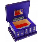 Romanian Puzzle Box - Small Dark Purple