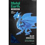 Metal Earth: Iconx 3D Metal Model Kit - Blue Dragon