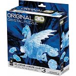 3D Crystal Puzzle Deluxe - Dragon (Blue)