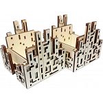 Silver City Luxe Kit - Wooden DIY Puzzle Box (Black/Brown)