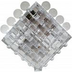 Bitcoin Puzzle with 2 White Playing Card Decks