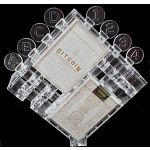 Bitcoin Puzzle with 2 White Playing Card Decks