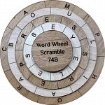 Word Wheel Scramble 74B