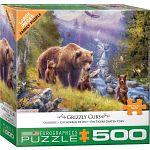 Grizzly Cubs - Large Piece Jigsaw Puzzle