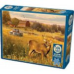 Deer Field - Large Piece