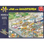 Jan van Haasteren Comic Puzzle - The Locks (1000 Pieces)
