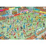 Jan van Haasteren Comic Puzzle - WC Women's Soccer