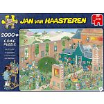 Jan van Haasteren Comic Puzzle - The Art Market (2000 Pieces)