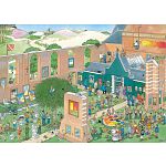 Jan van Haasteren Comic Puzzle - The Art Market (2000 Pieces)