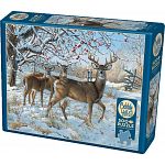 Winter Deer - Large Piece