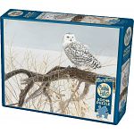 Fallen Willow Snowy Owl - Large Piece