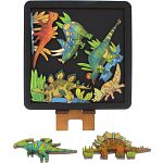 Herbivore Dinosaurs - Wooden Packing Puzzle