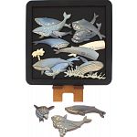 Whales - Wooden Packing Puzzle image