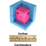 Gray Mirror Illusion Inside - (Blue-Pink Body)