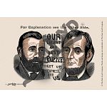 The Three US Presidents Postcard