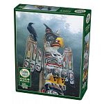 Totem Pole in the Mist