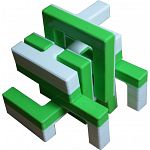 Impossible Cube 1 (Green and White)