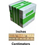 Impossible Cube 1 (Green and White)