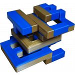 Impossible Cube 2 (Blue and Gold)