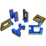 Impossible Cube 2 (Blue and Gold)
